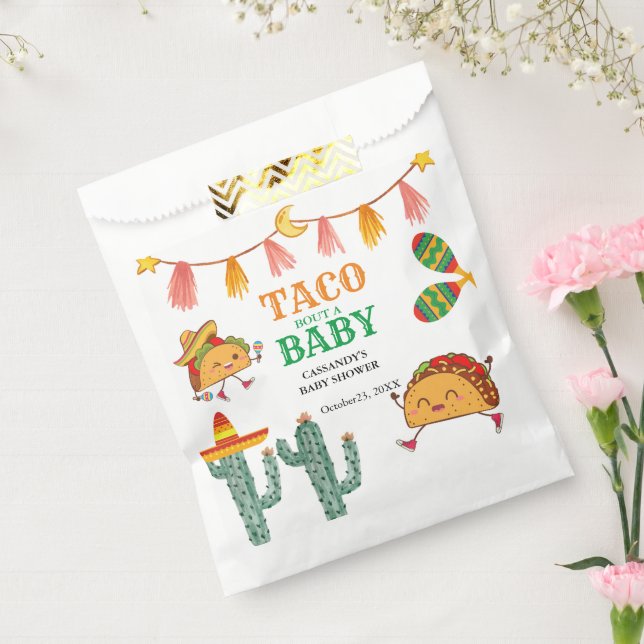 Taco über Baby Mexican Baby Shower bevorzugt Geschenktütchen (Versiegelt)