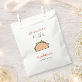 Taco über ein Brautparty mexikanisches Bar Geschenktütchen
