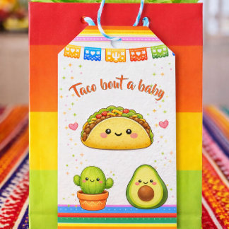 Taco über eine Babyparty Geschenkanhänger