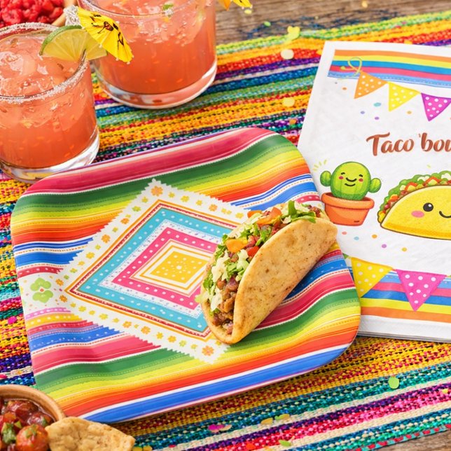 Taco über eine Babyparty Pappteller (Von Creator hochgeladen)