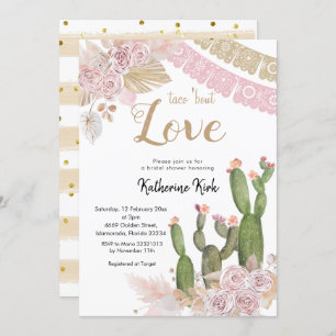 Taco über Liebe Brautdusche Einladung