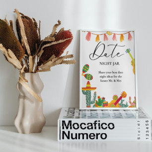 Taco über Liebe Brautparty Eheschließung Zeichen Poster