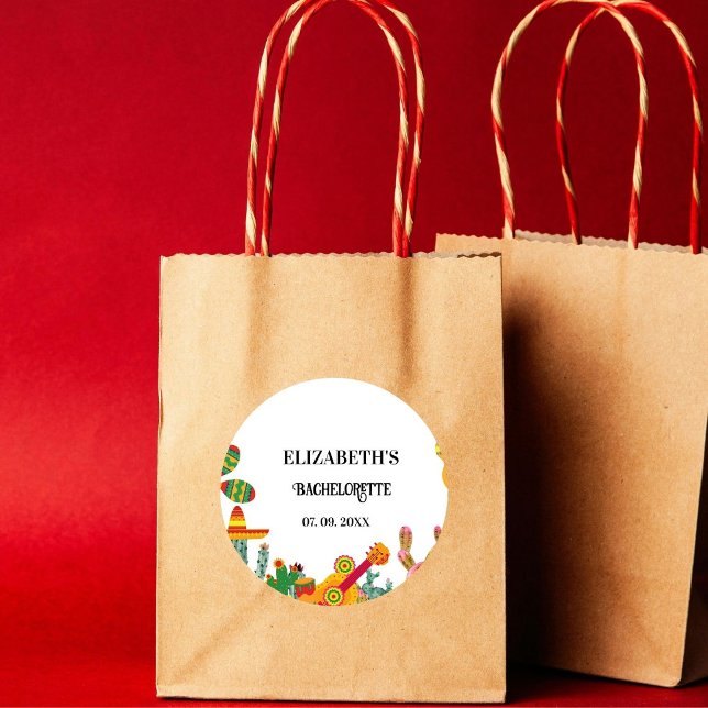 Taco über Liebe finale Fiesta Bachelorette Wochene Runder Aufkleber (Von Creator hochgeladen)