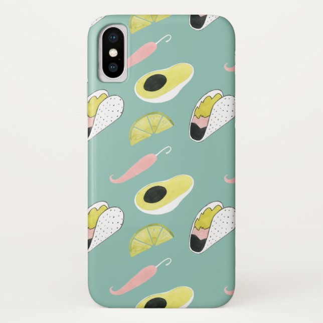 Taco über Liebe | Muster für Taco-Elemente Case-Mate iPhone Hülle (Rückseite)