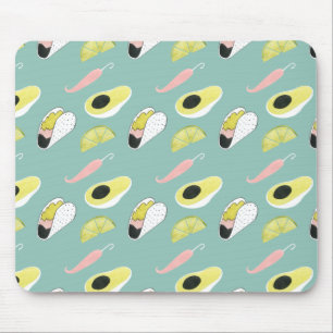 Taco über Liebe   Muster für Taco-Elemente Mousepad