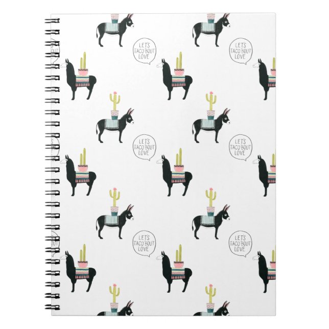 Taco über Liebe Notizblock (Vorderseite)