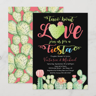 Taco über Liebe Paare Dusche Einladungen