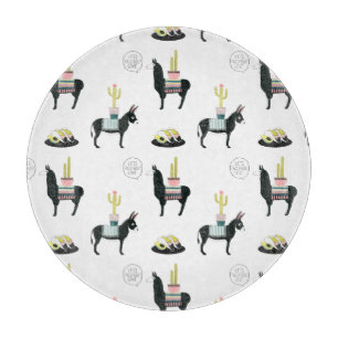 Taco über Liebe Schneidebrett