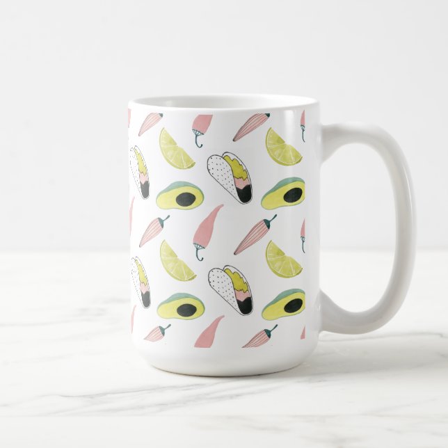 Taco über Liebe | Taco-Element-Kreis Kaffeetasse (Rechts)