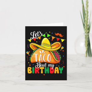 Taco Über meinen Geburtstag Funny Cinco De Mayo Me Karte