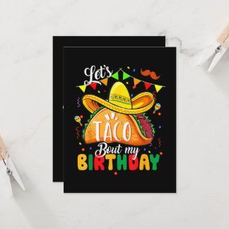 Taco Über Meinen Geburtstag Lustig Cinco De Mayo M Einladung