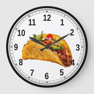 Taco-Uhr Große Wanduhr