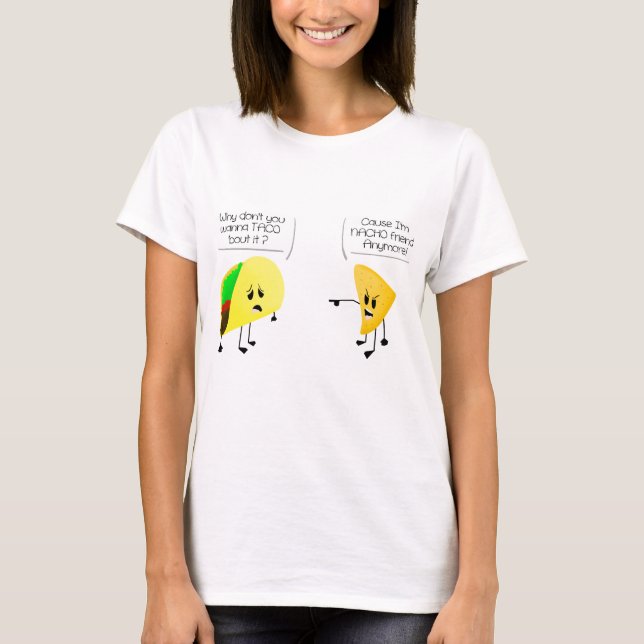 Taco und Nacho T-Shirt (Vorderseite)