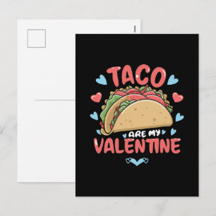 Taco-Valentin Feiertagspostkarte