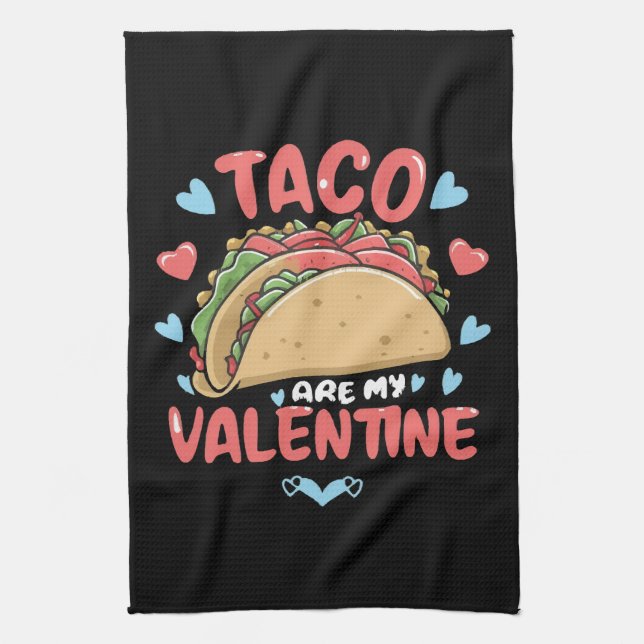 Taco-Valentin Geschirrtuch (Vertikal)