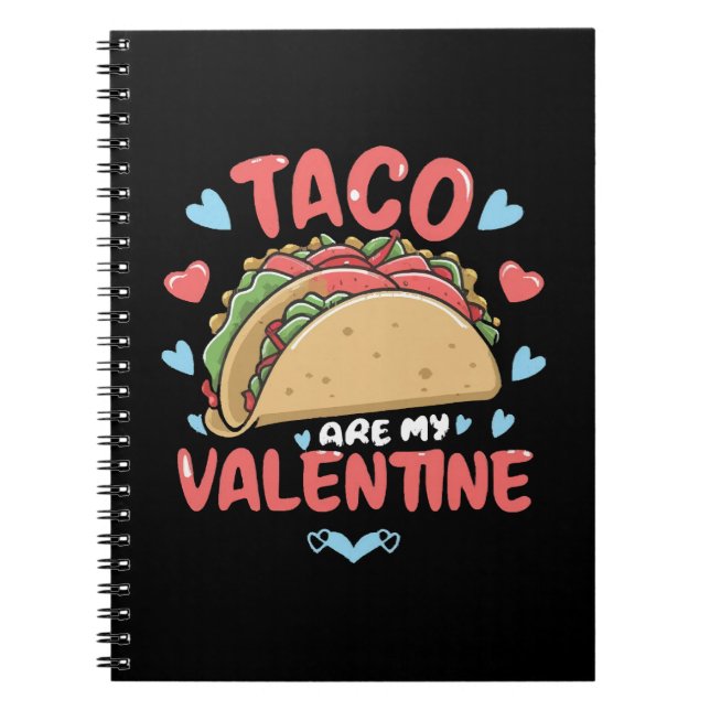 Taco-Valentin Notizblock (Vorderseite)