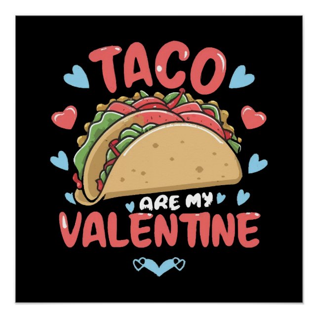Taco-Valentin Poster (Vorderseite)