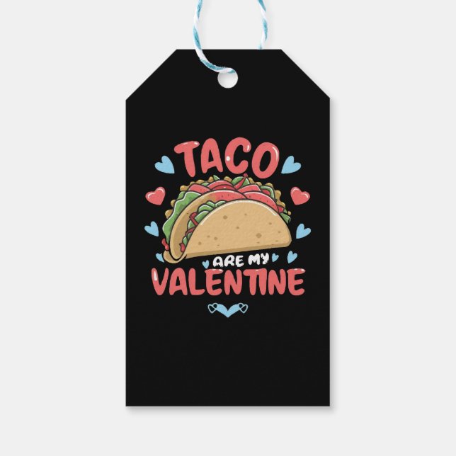 Taco-Valentinstag Geschenkanhänger (Rückseite)