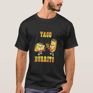Taco Vs Burrito Tacos Boxhandschuhe Fleisch Veggie T-Shirt