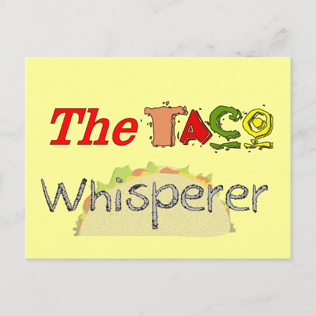 Taco Whisperer Postkarte (Vorderseite)