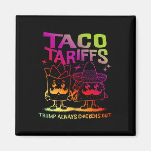 Taco Zölle Trump kneift immer Magnet