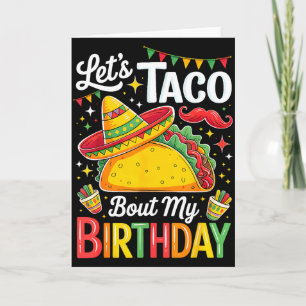Taco zum Geburtstag lustig Cinco de Mayo mexikanis Karte
