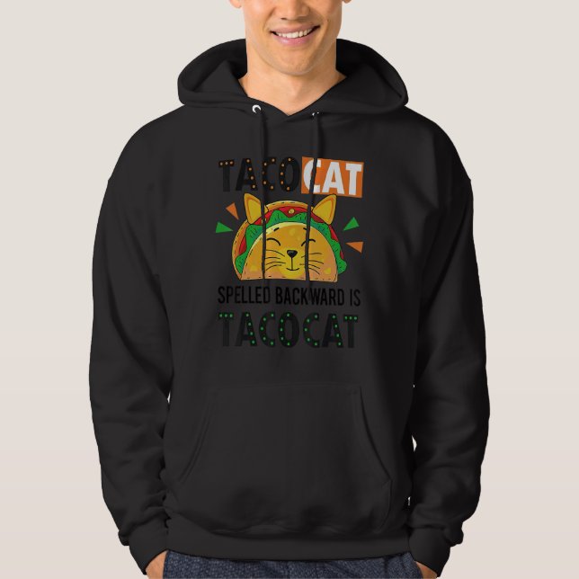 Tacocat als Abwärtstrend bezeichnet Tacocat Taco M Hoodie (Vorderseite)
