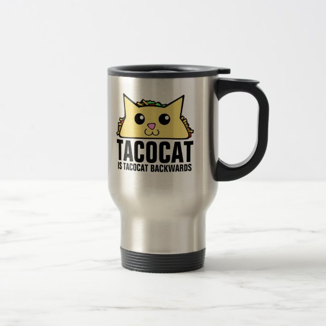 Tacocat Backend Travel Mug Reisebecher (Rechts)
