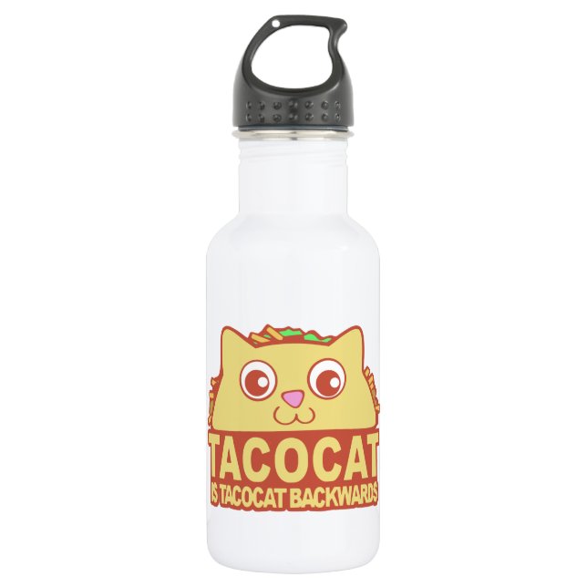 Tacocat Backwards II Edelstahlflasche (Vorderseite)