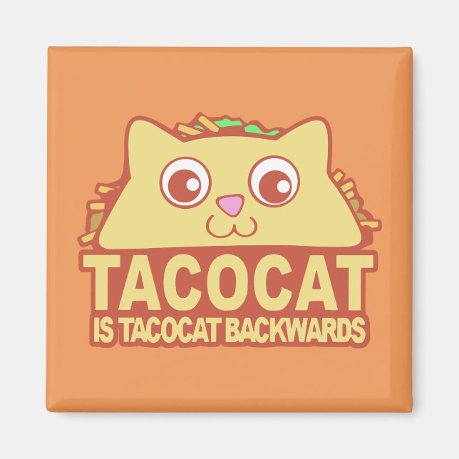 Tacocat Backwards II Magnet (Vorne)