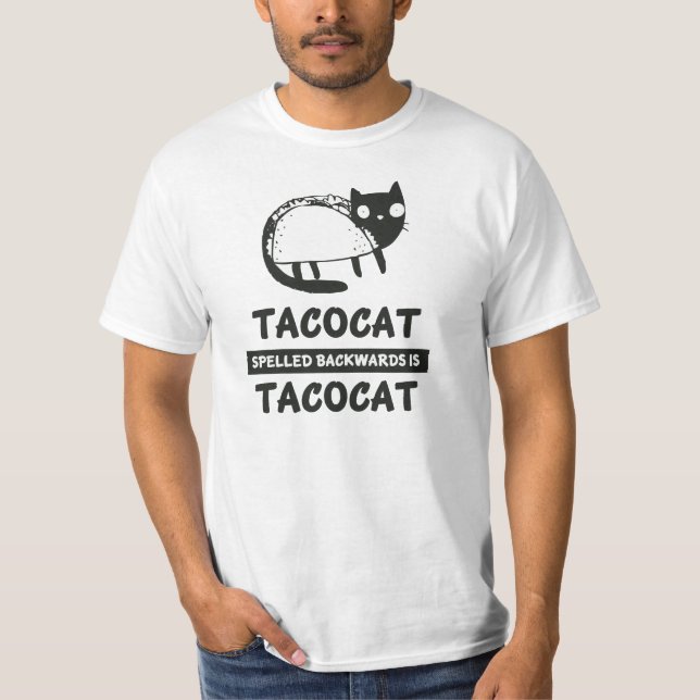 Tacocat buchstabierte ist rückwärts Tacocat T-Shirt (Vorderseite)