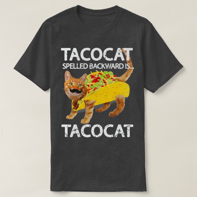 Tacocat Funny Cat Taco Lover Kitty Tacos T-Shirt (Design vorne)