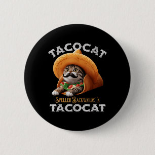 Tacocat ist ein mexikanisches Nahrungsmittel C Button