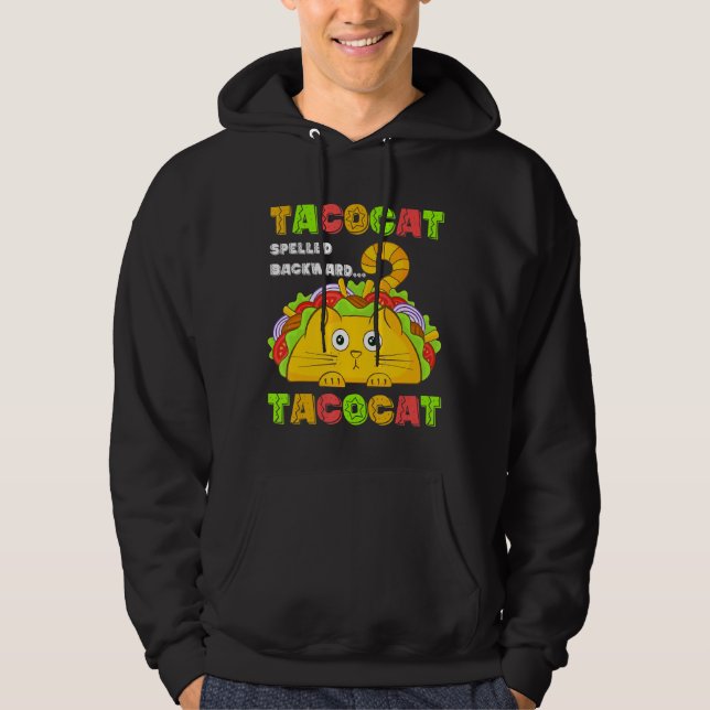Tacocat Kostüm Katze Taco Kitty Tacos für Frauen Hoodie (Vorderseite)