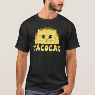 Tacocat Mexikos Food Cat Face Cinco De Mayo Kitten T-Shirt