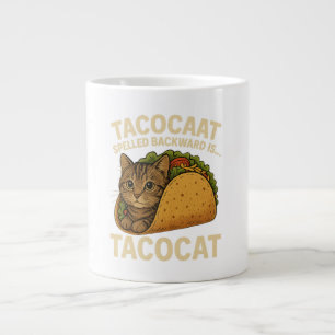 TACOCAT-RÜCKENHINTERD IST ...- Liebe Katze und Tac Jumbo-Tasse