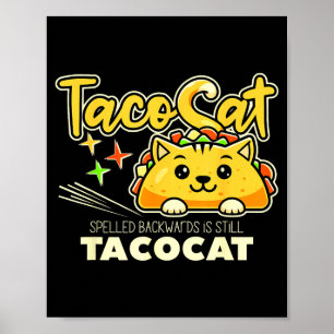 Tacocat rückwärts buchstabiert ist tacocat lustige poster