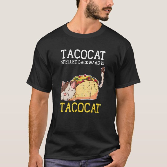 Tacocat rückwärts geschrieben ist Tacocat Adortabl T-Shirt (Vorderseite)