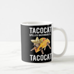 Tacocat rückwärts geschrieben ist.. Tacocat für Ta Kaffeetasse