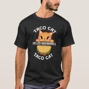 Tacocat Rückwärts Geschrieben Ist Tacocat Katze P T-Shirt