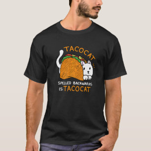 Tacocat rückwärts geschrieben ist Tacocat Katze T-Shirt