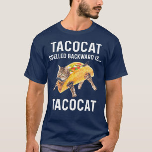 Tacocat rückwärts geschrieben ist Tacocat-Liebe- T-Shirt