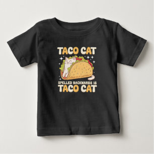 Tacocat rückwärts geschrieben Taco Cat Mexikanisch Baby T-shirt