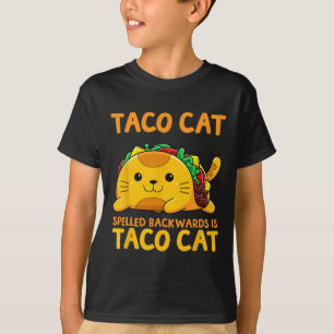 Tacocat-Shirt rückwärts geschrieben Taco Cat Cinco T-Shirt