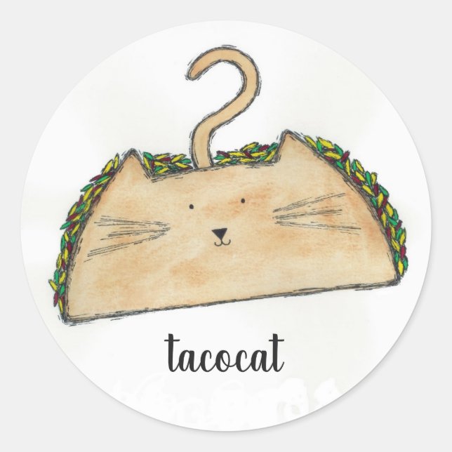 Tacocat Stickers (Vorderseite)
