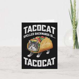 Tacocat zurückgeschrieben ist Tacocat Shirt Taco C Karte