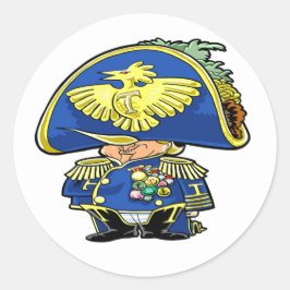 Tacoleon Tinyhand Runder Aufkleber