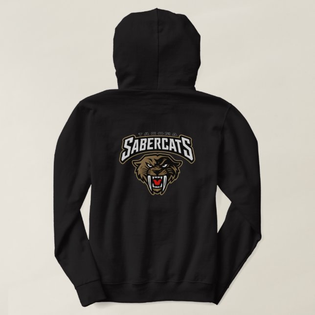 Tacoma Sabercats Modern Hoodie (Design Rückseite)