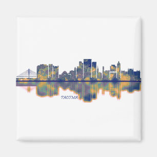Tacoma Skyline Magnet