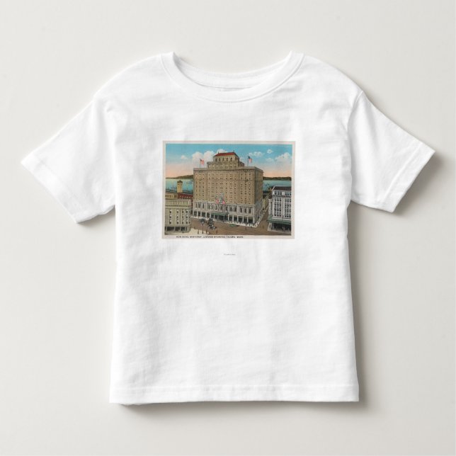 Tacoma, WA - Ansicht des Hotels Winthrop Kleinkind T-shirt (Vorderseite)